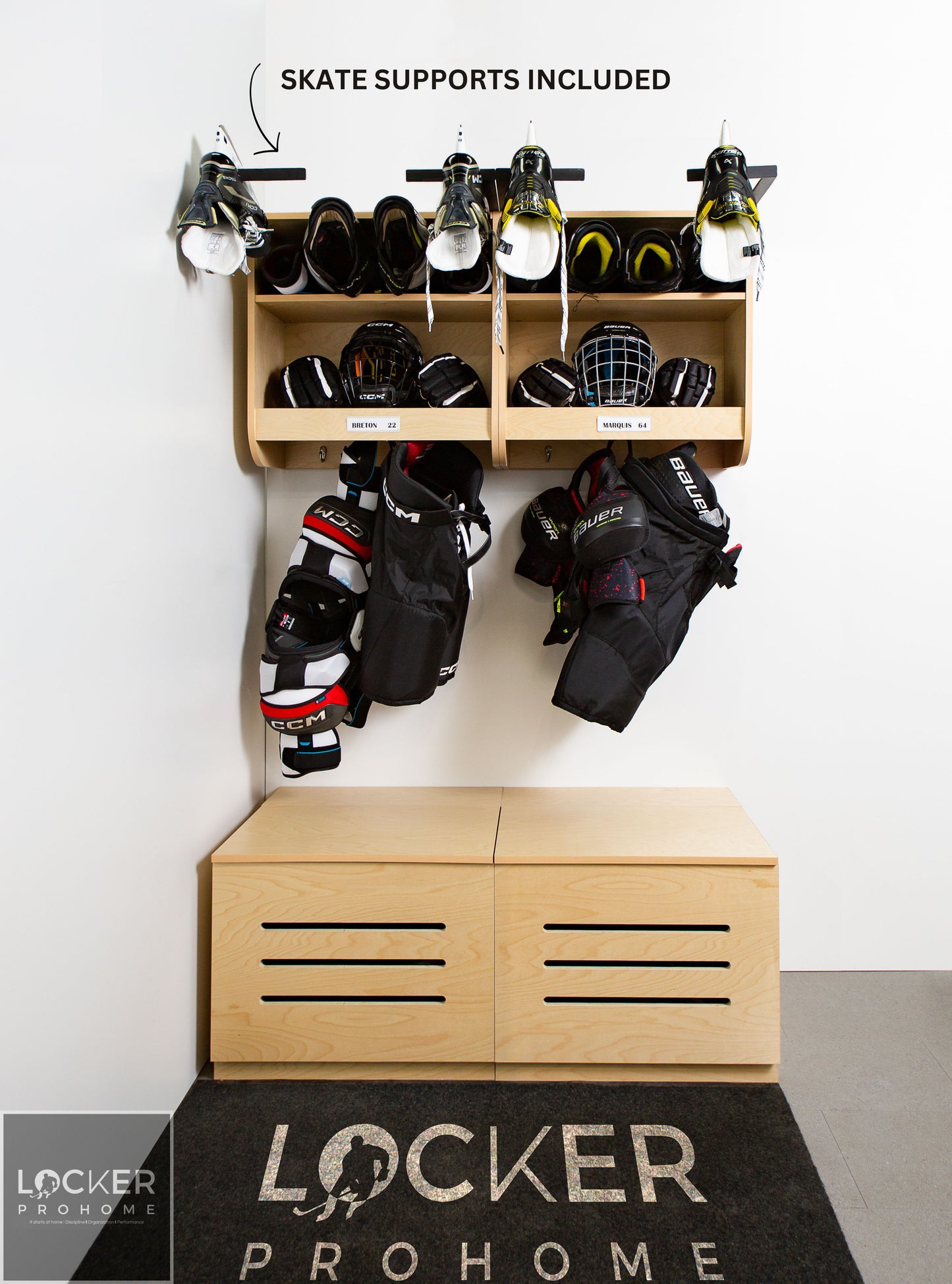 Locker ProHome - Sports Equipment Home Organizer