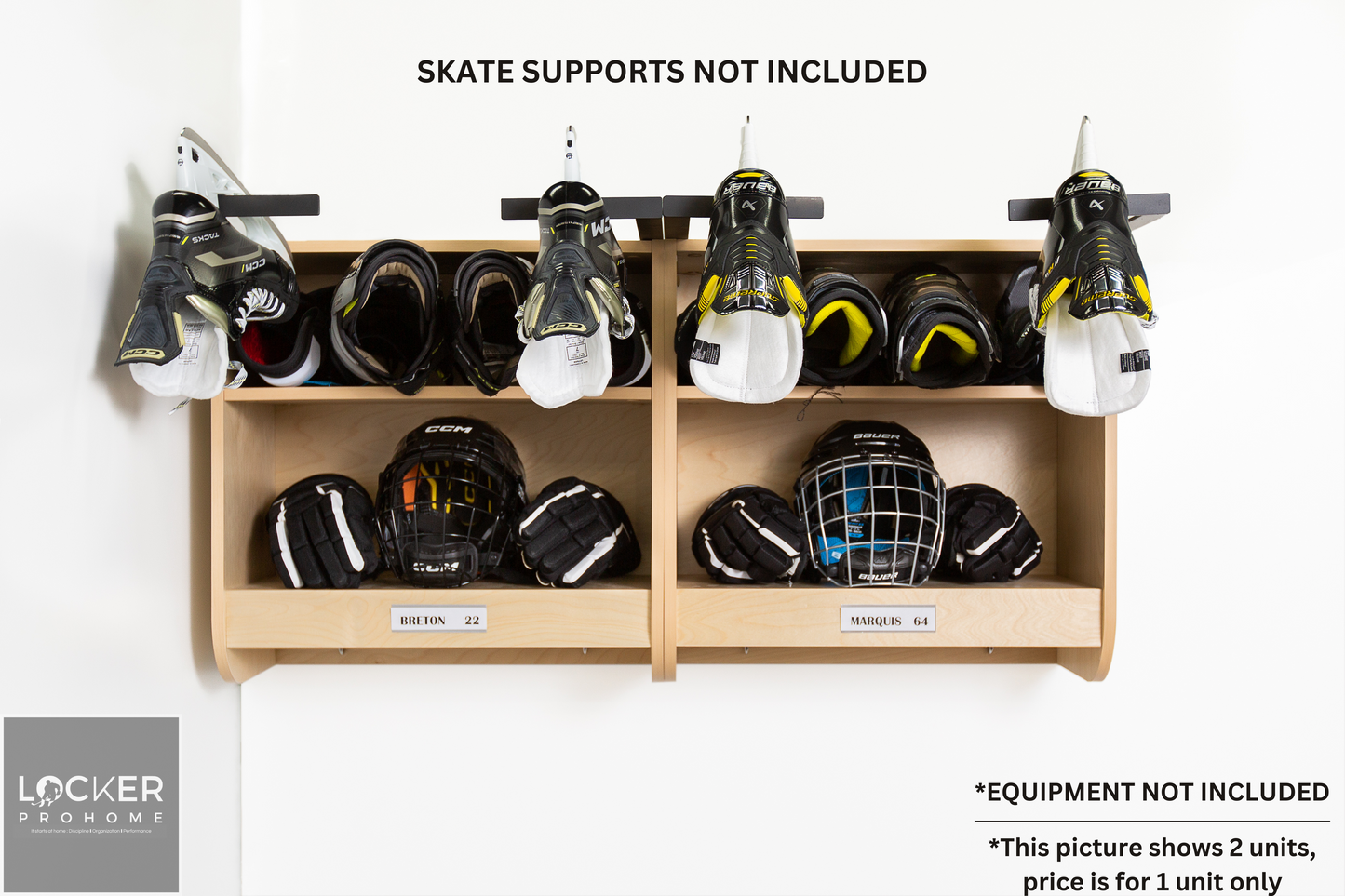 Locker ProHome - Sports Equipment Home Organizer